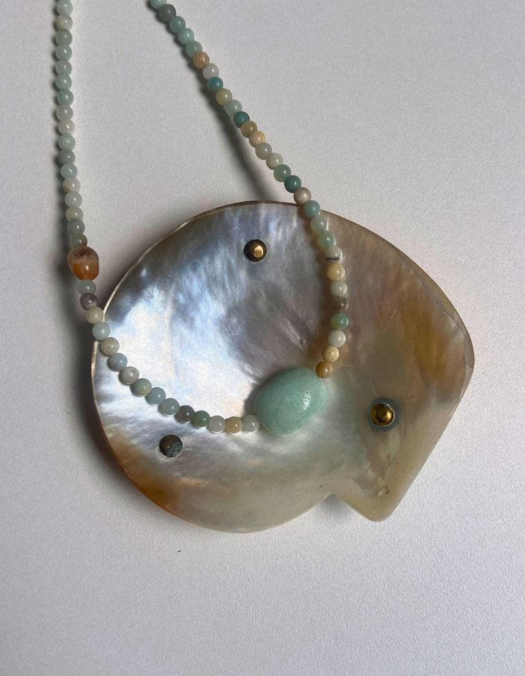 Commonplace 24 – Flower Amazonite Necklace