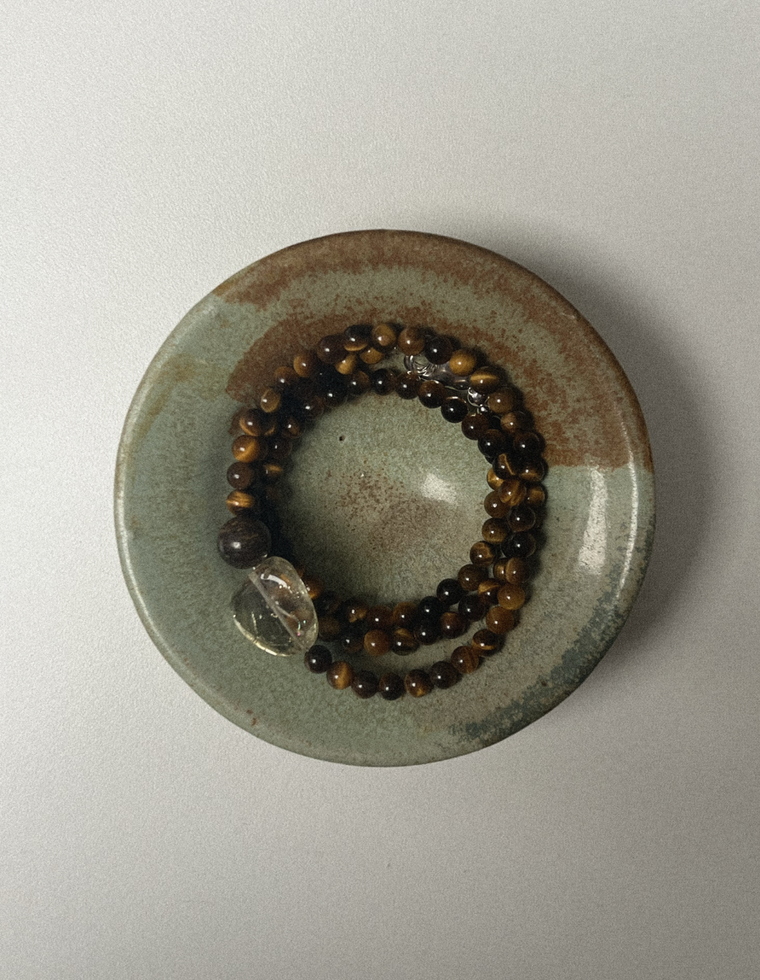Oryelle - Tiger Eye & Citrine Necklace
