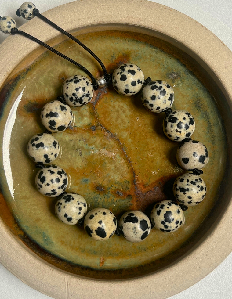 Dalmatian Jasper Heirloom Bracelet