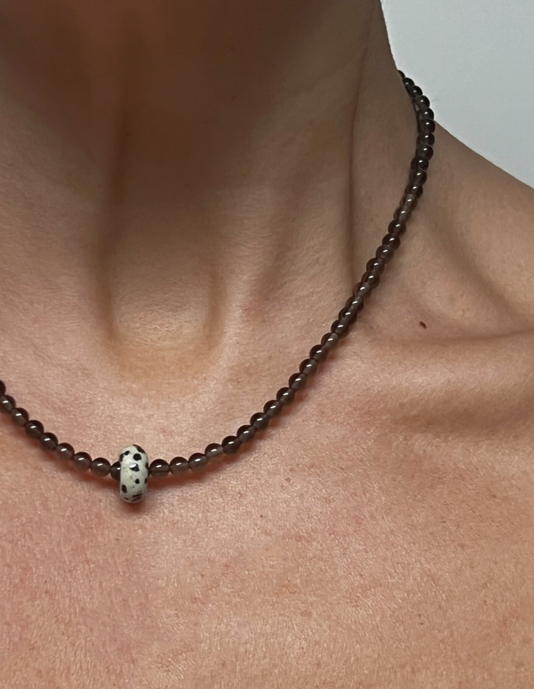Myrris - Smoky Quartz Movement Necklace