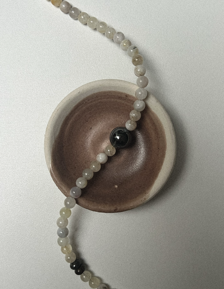 Velan - Moonstone & Hematite Necklace