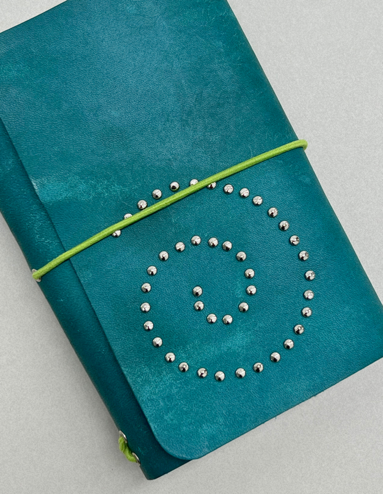 The Spiral Field Journal – Teal Patina