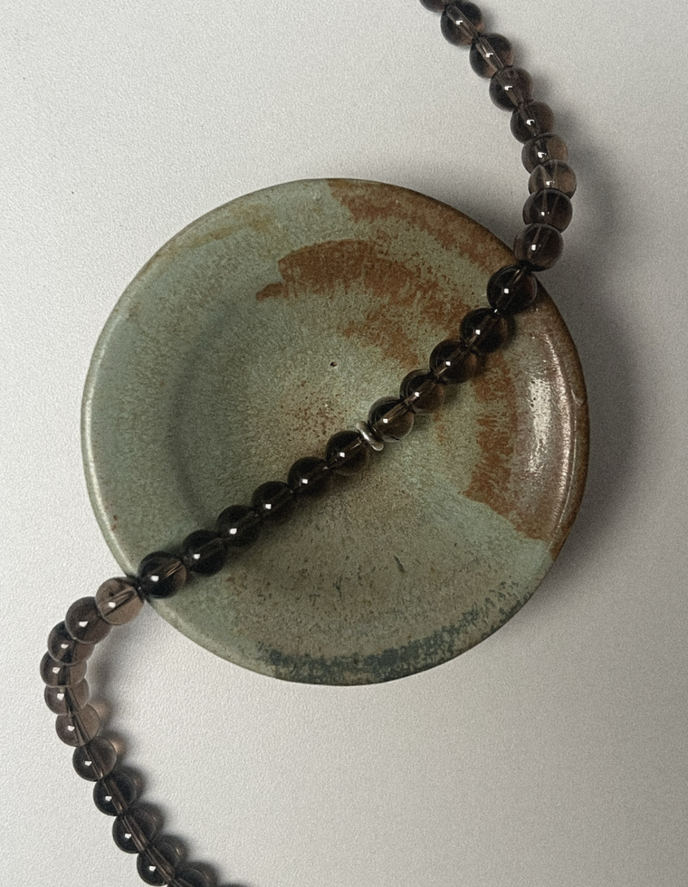 Anchor Eight - Smoky Quartz Necklace