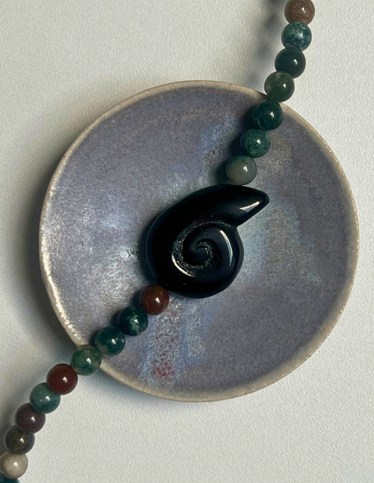 Commonplace 29 – Indian Agate Whorl Necklace