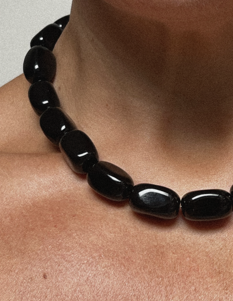 Velar - Onyx Statement Necklace