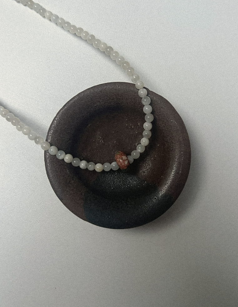 Setle Three - Moonstone & Unakite Necklace