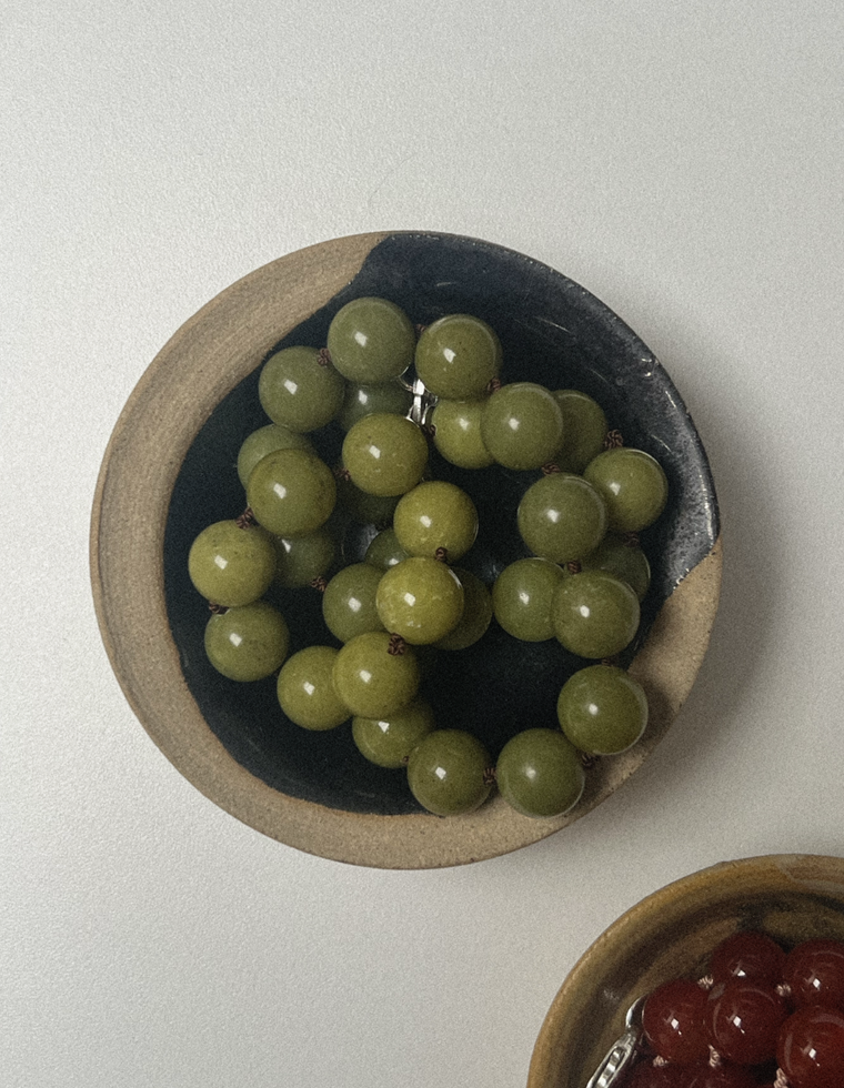 Merionne - Olive Jade Heirloom Necklace