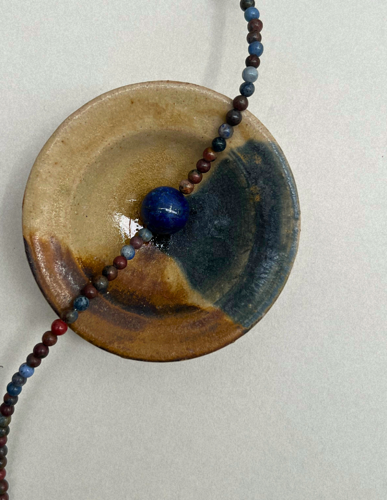Field Study 1 – Dumortierite & Lapis Lazuli Necklace