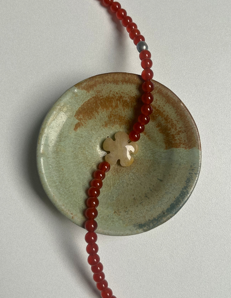 Fresco 5 - Carnelian & Aventurine Necklace
