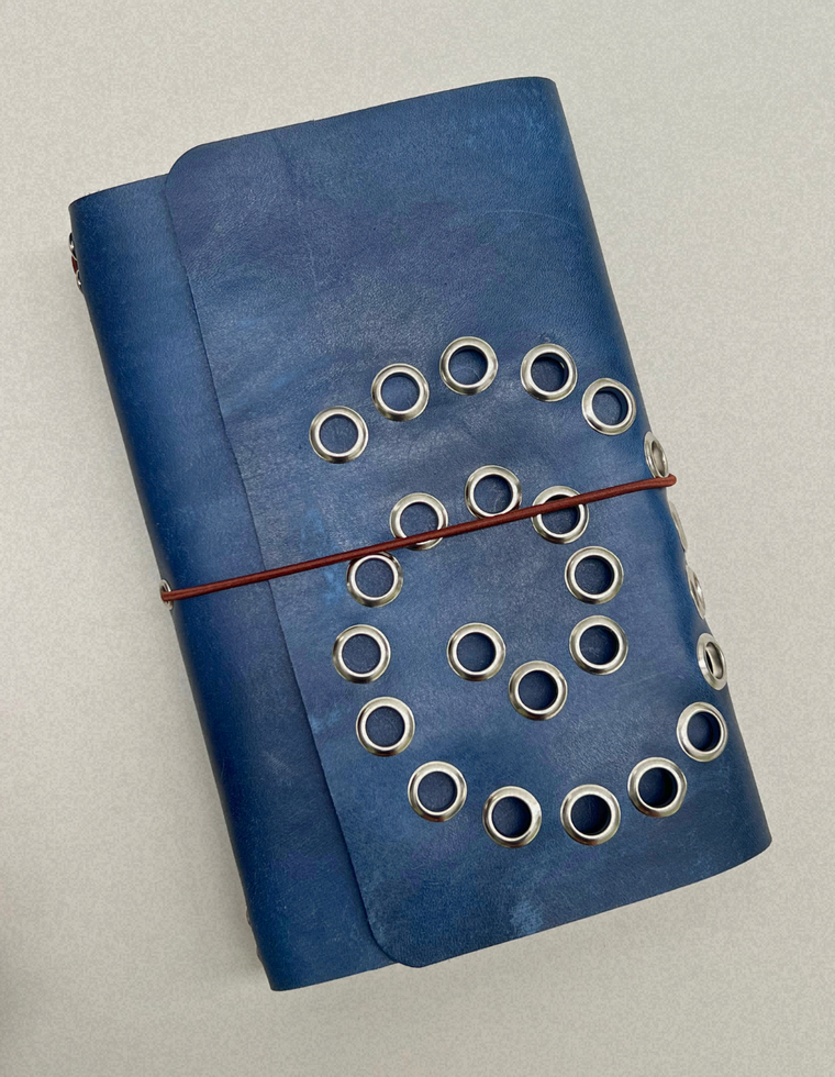 The Spiral Journal – Indigo Blue Patina