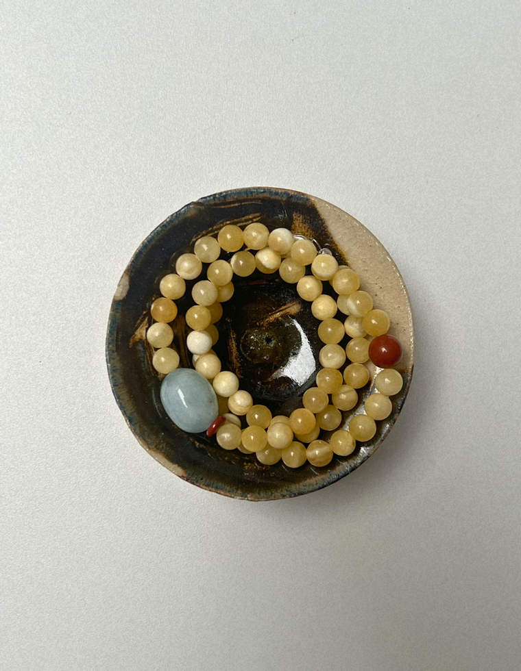 Emerge 8 - Yellow Jade & Beryl Necklace