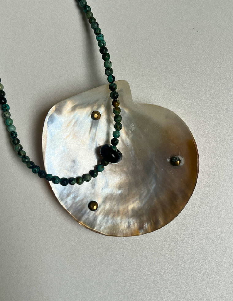 Roam 13 - Turquoise Movement Necklace