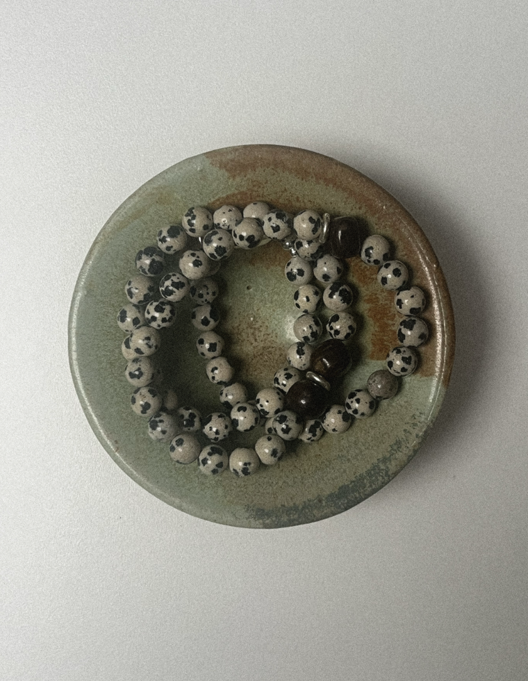Syltheris - Dalmatian Jasper & Bronzite Necklace