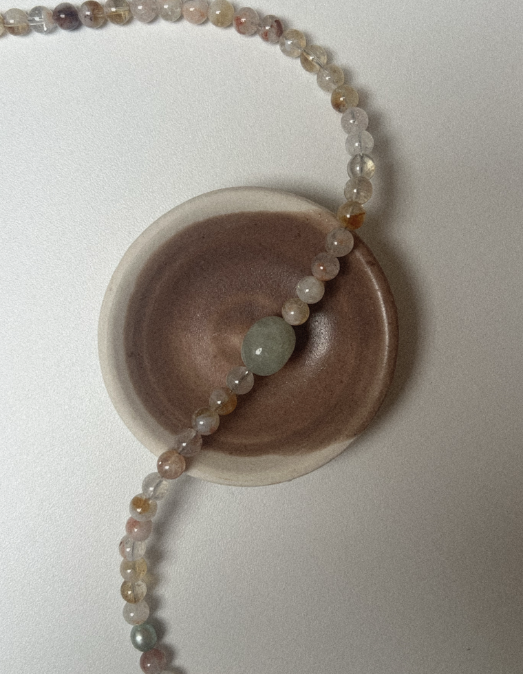 Elarion - Quartz & Beryl Necklace