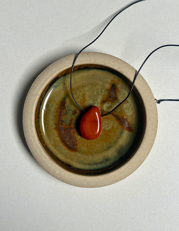 Red Jasper Forma Pendant
