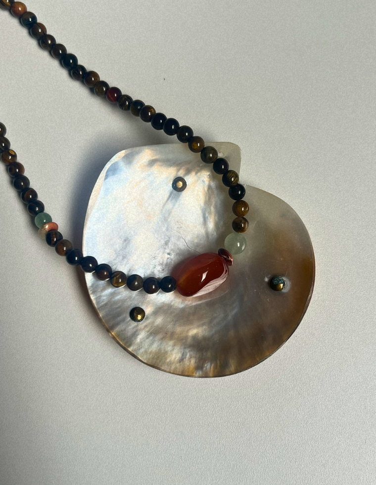 Shift 8 - Tiger Eye & Carnelian Necklace