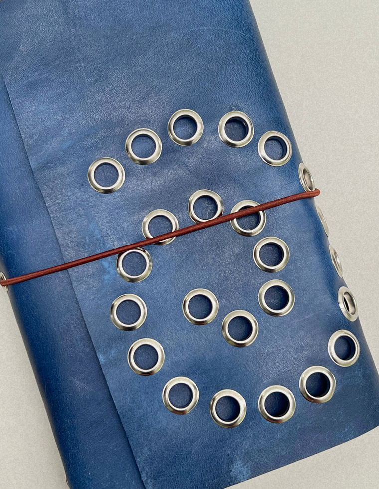 The Spiral Journal – Indigo Blue Patina