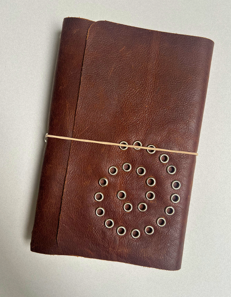 Leather Spiral Journal
