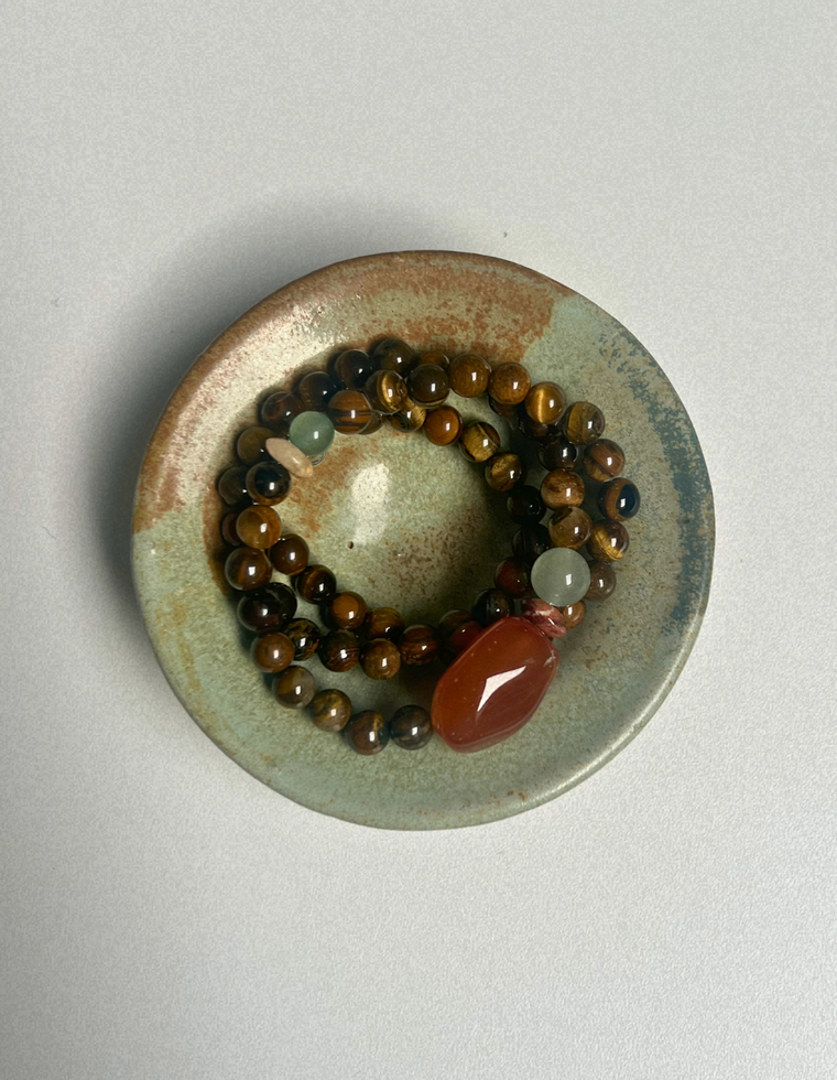 Shift 8 - Tiger Eye & Carnelian Necklace