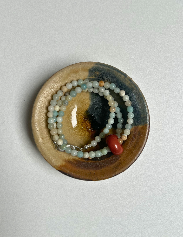 Grove 3 - Flower Amazonite Movement Necklace