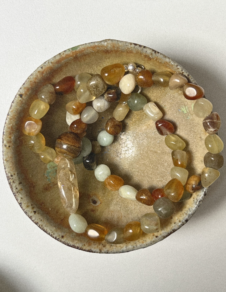Ilyria - Jade & Citrine Necklace