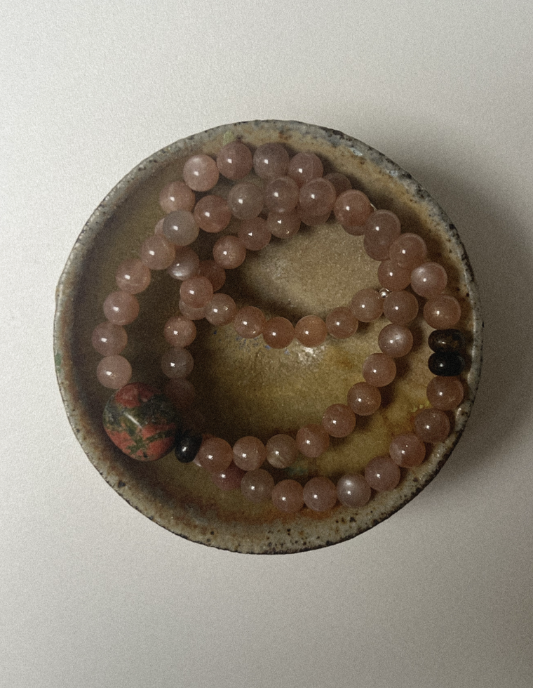 Orvan - Sunstone & Unakite Necklace