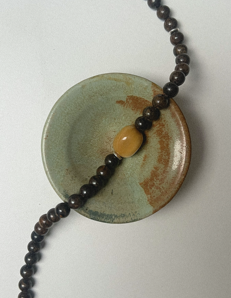 Anchor One - Bronzite & Mookaite Jasper Necklace