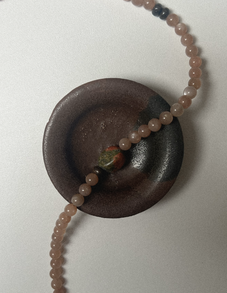 Orvan - Sunstone & Unakite Necklace