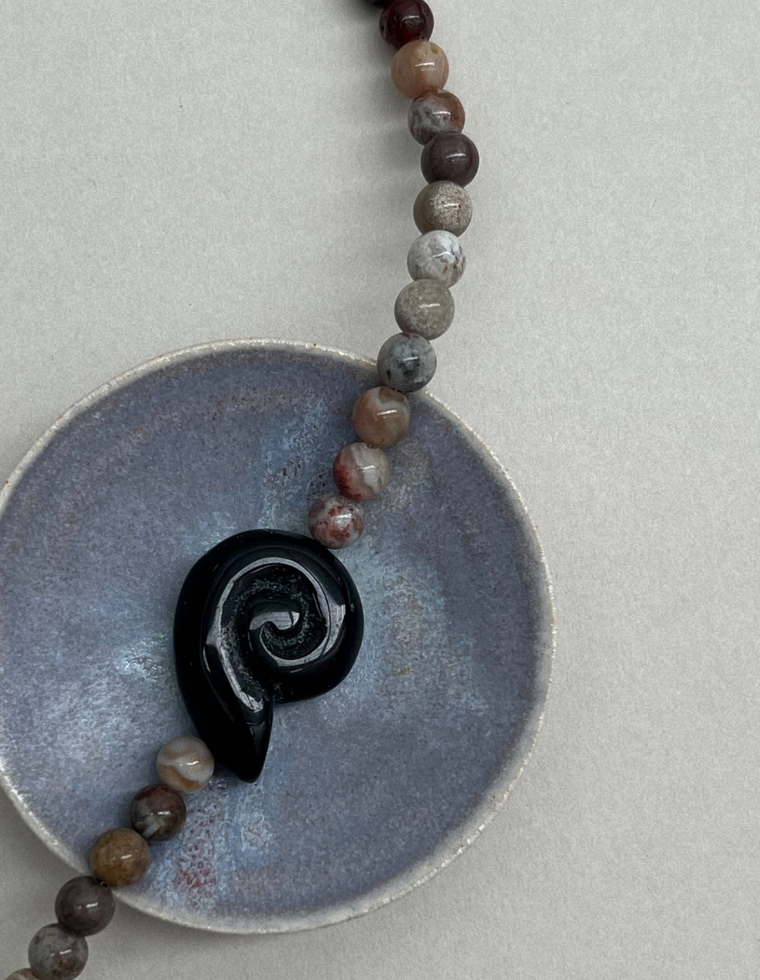 Field Study 9 – Mexican Agate Whorl Necklace