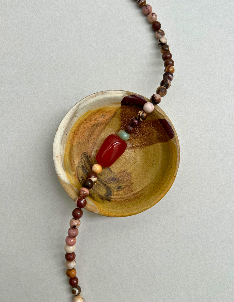 Field Study 11 – Mookaite & Carnelian Necklace
