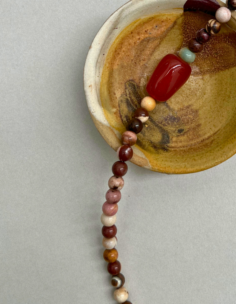 Field Study 11 – Mookaite & Carnelian Necklace