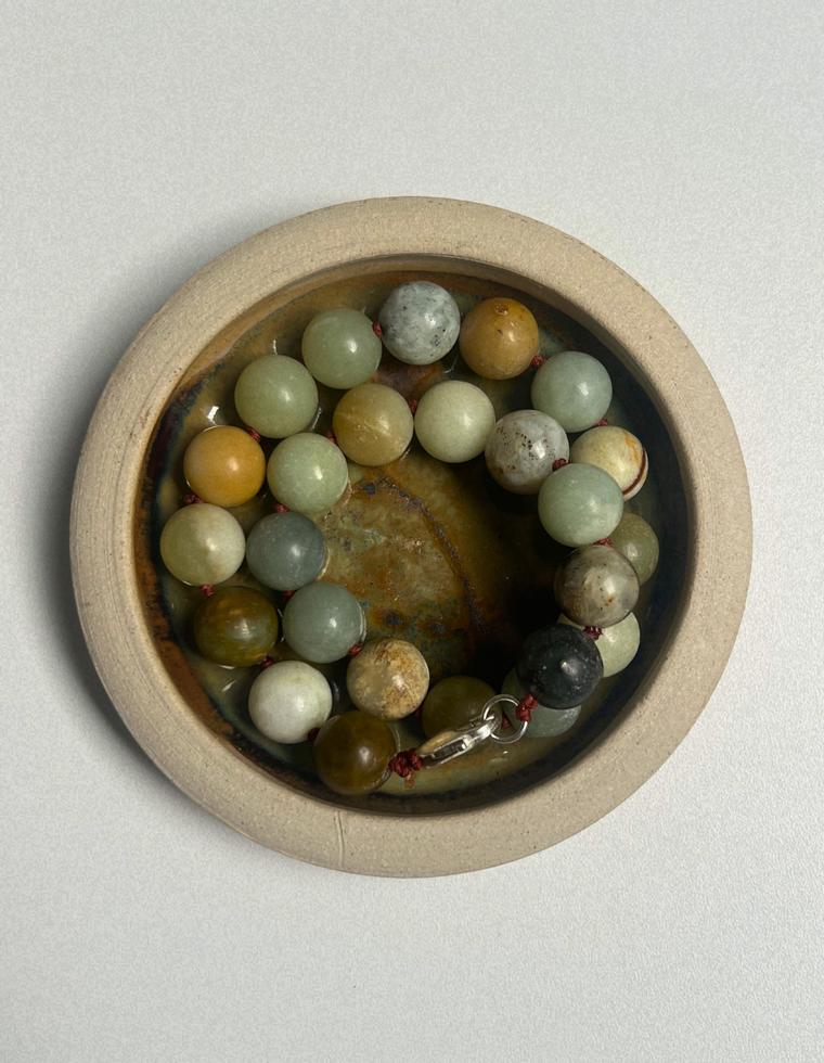 Butter Jade Heavy Heirloom Necklace