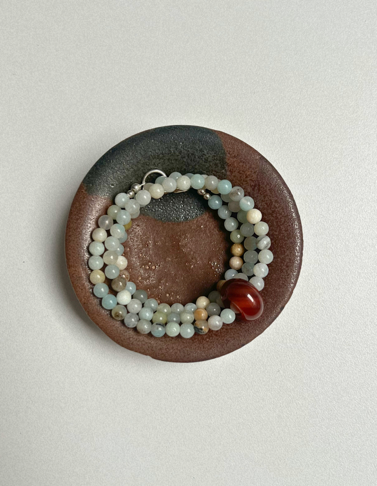 Grove 4 - Flower Amazonite Movement Necklace