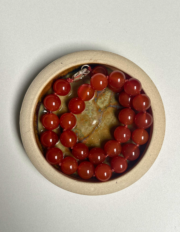 Carnelian Heavy Heirloom Necklace