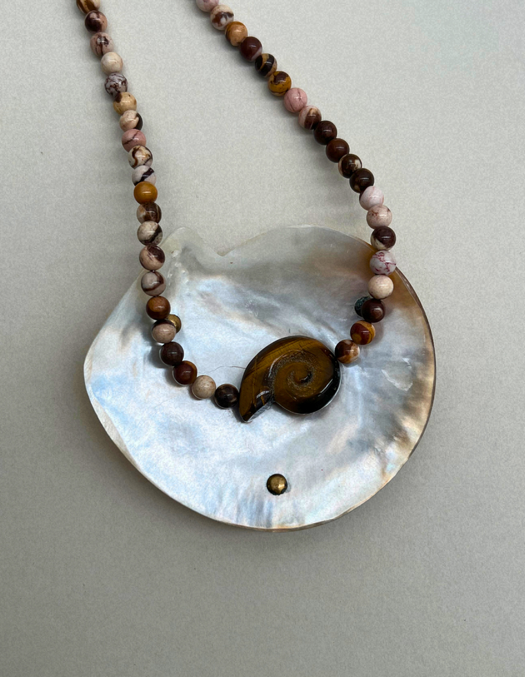 Field Study 8 – Mookaite Whorl Necklace