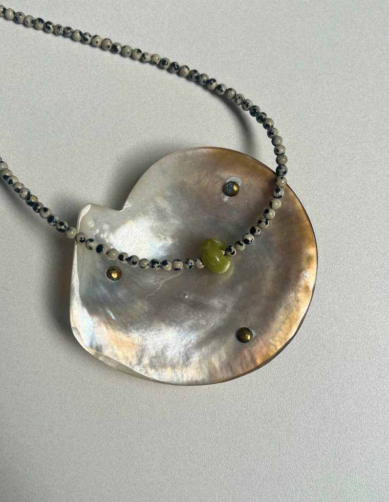 Counter 14 - Dalmatian Jasper Movement Necklace