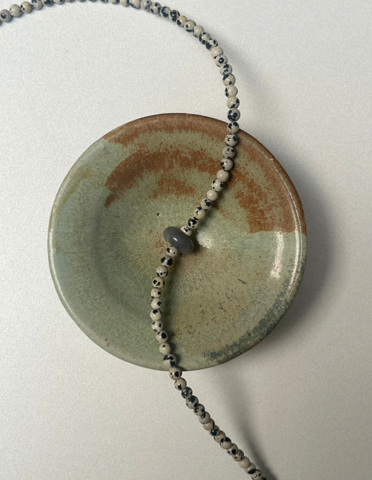 Rhythm 6 -  Dalmatian Jasper & Ocean Jasper Movement Necklace