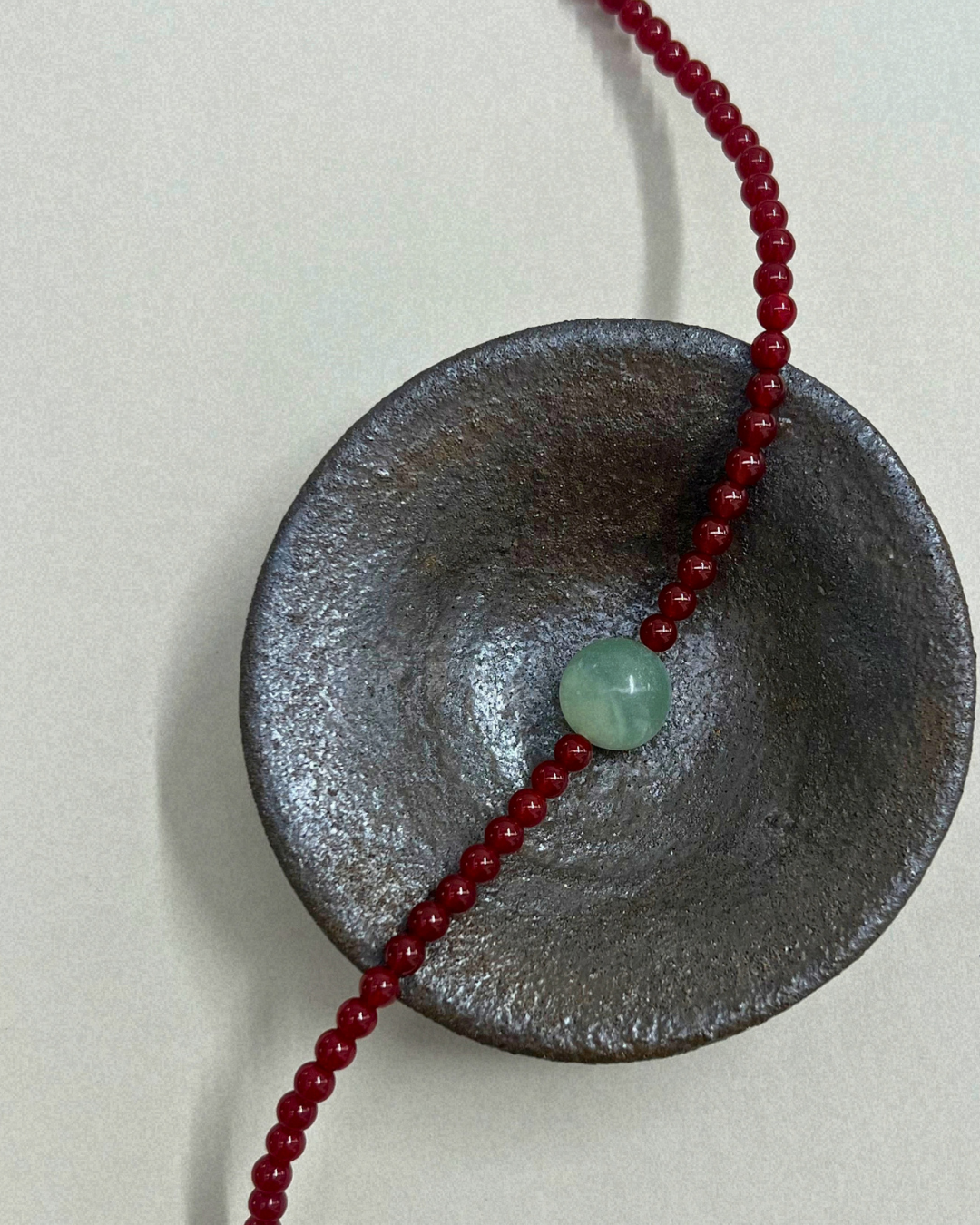 Harvest 5: carnelian and aventurine necklace, hand-strung by Palm of Feronia, photo 3