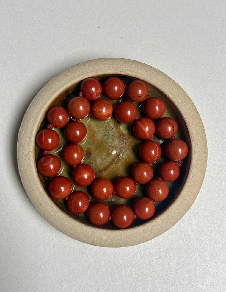 Red Jasper Heavy Heirloom Necklace