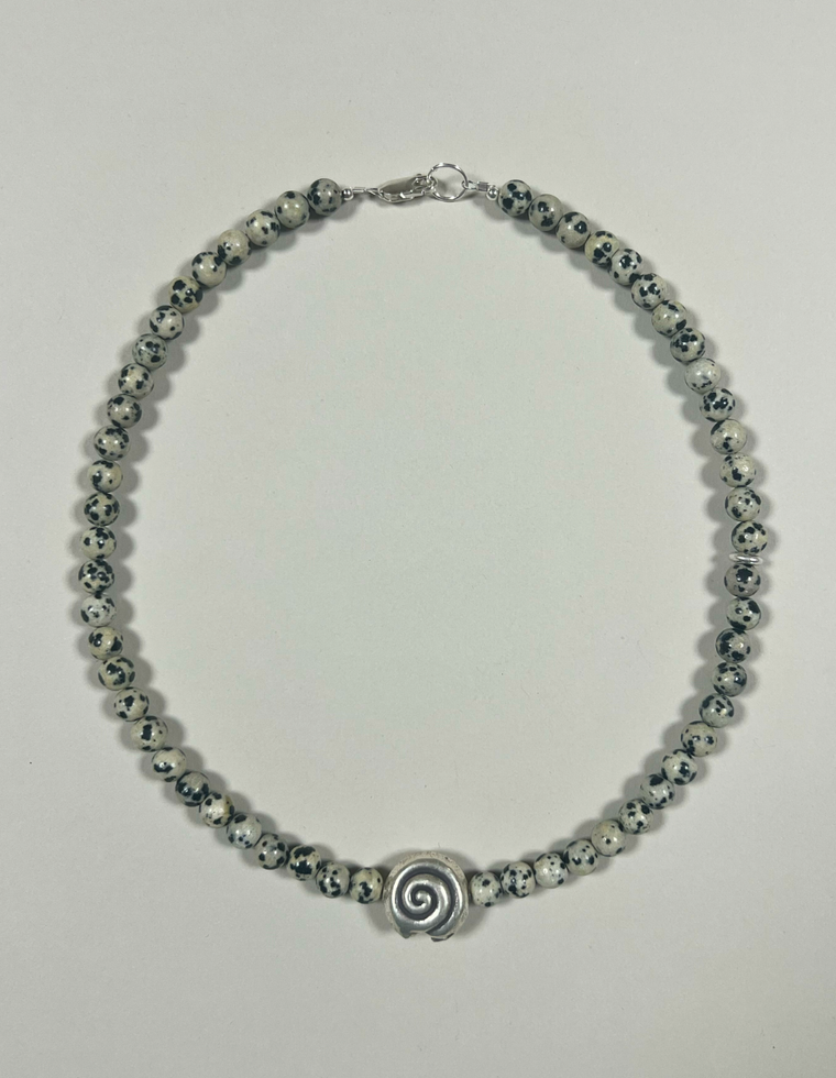 Dovira - Dalmatian Jasper Necklace