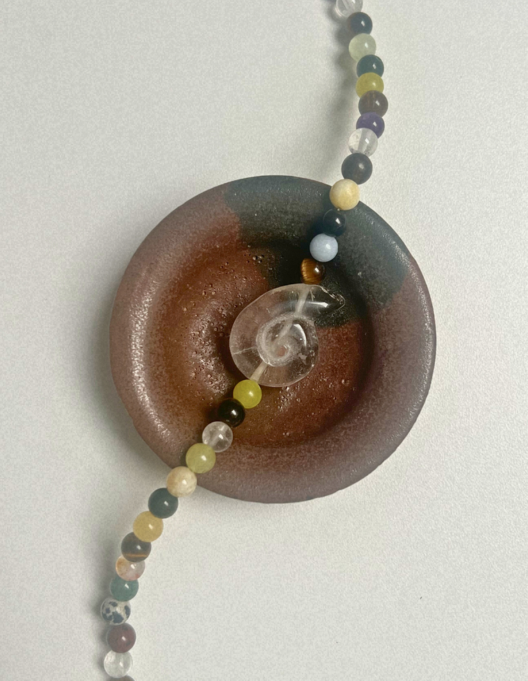 Trove 36 - Found Mix Whorl Necklace