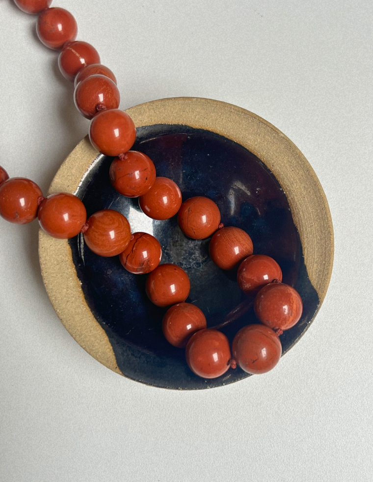 Red Jasper Heavy Heirloom Necklace