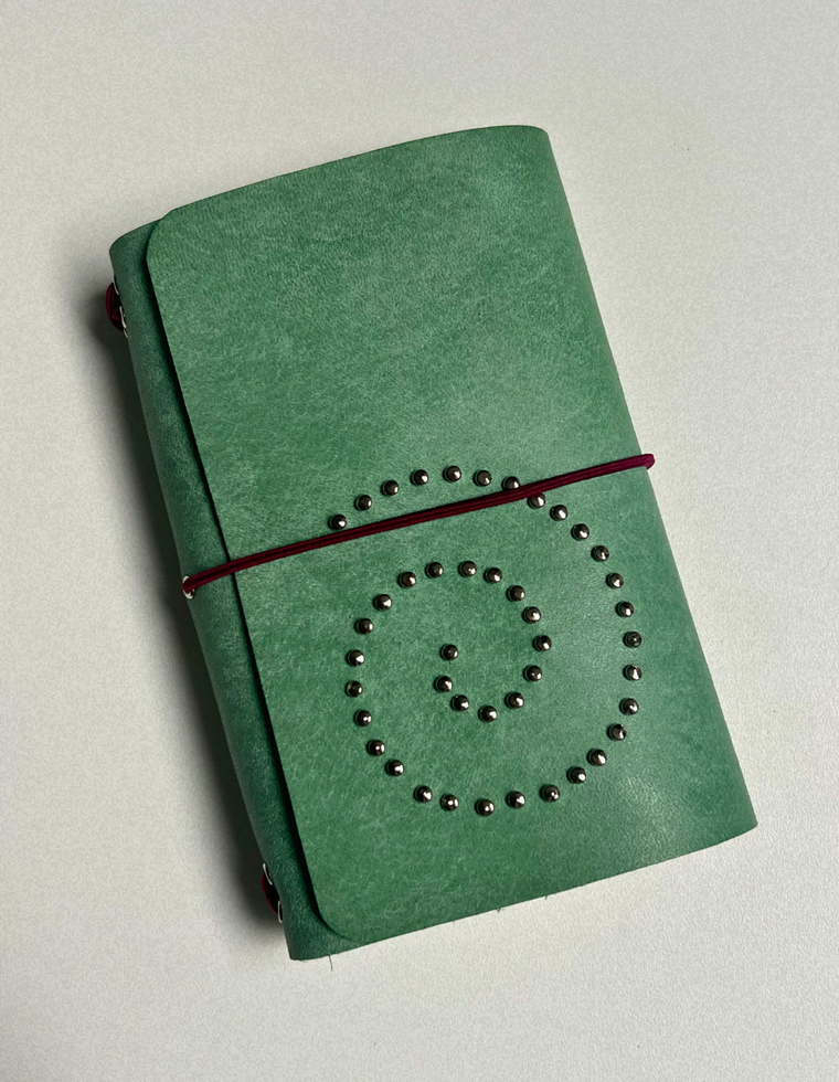 The Spiral Field Journal – Patina Blue
