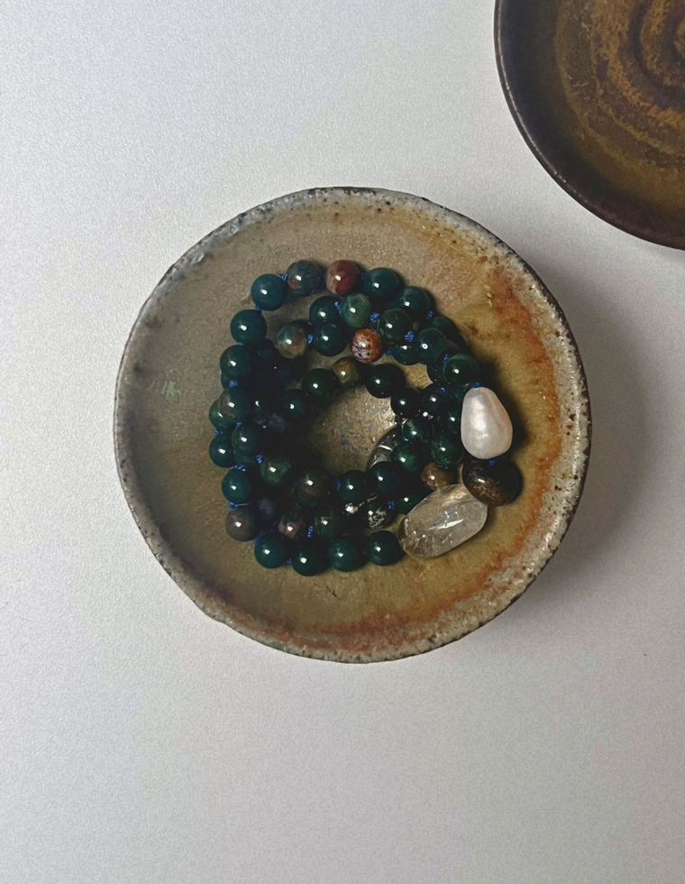 Custom Moss Agate Heirloom Fine Necklace