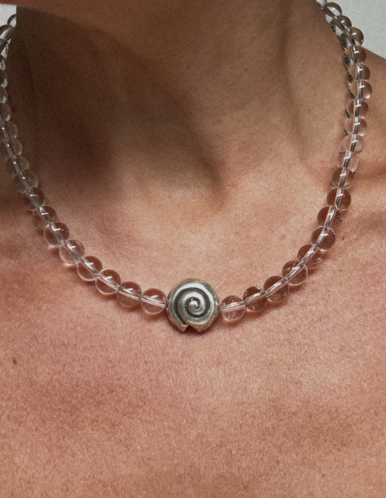 Nurell - Clear Quartz Necklace