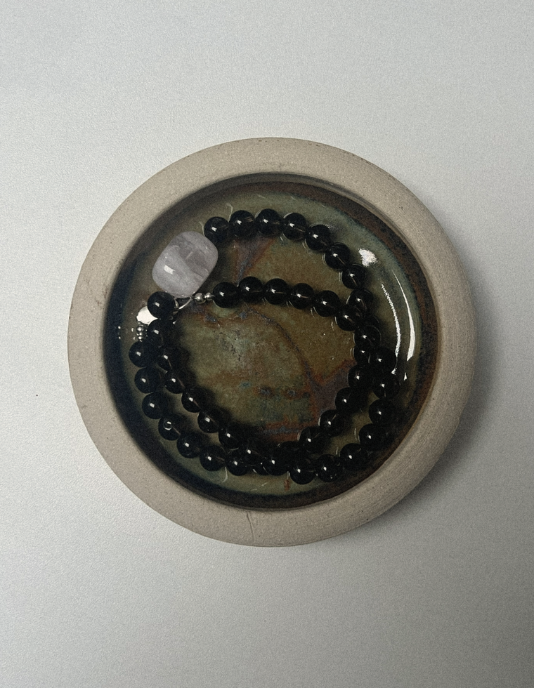 Settle Ten - Smoky & Rose Quartz Necklace