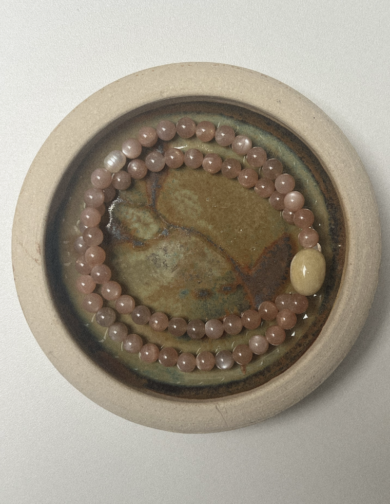 Nerith - Sunstone & Beryl Necklace