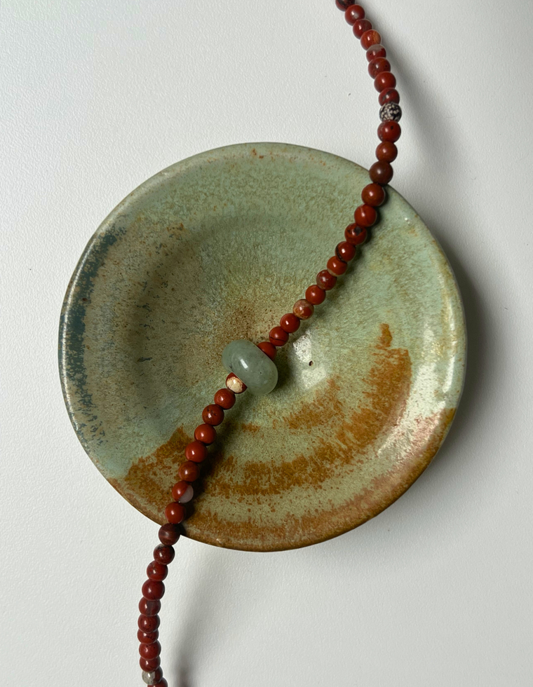 Roam 9 - Red Jasper Movement Necklace