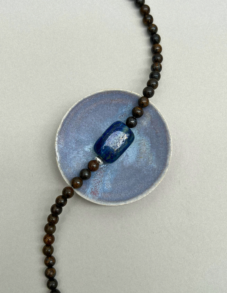 Axis 1 – Bronzite & Lapis Lazuli Necklace