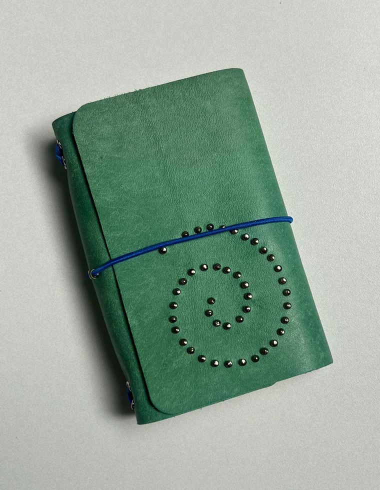 The Spiral Field Journal – Patina Blue